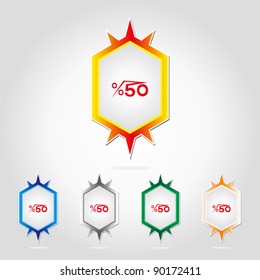 Vector label design