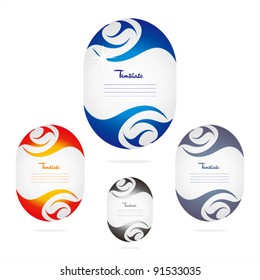 Vector label design