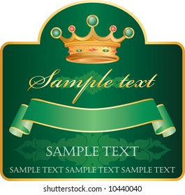 vector label for food and drink products
