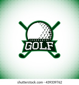 Vector Label Golf Logo Golf Championship Stock Vector (Royalty Free ...