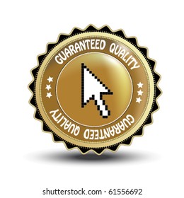 Vector label - guaranteed quality