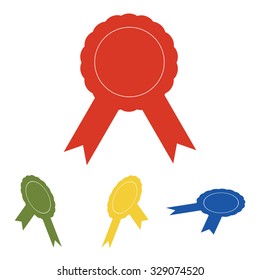 Vector label icon  set. Isometric effect