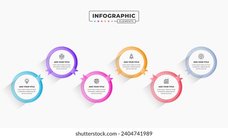 Vector label infographic design template with icons and six options or steps