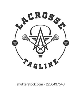 Vector label for lacrosse team in sports college. Lacrosse badge team club illustration
Simple, minimalist, easy to apply to any media.