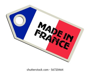 vector label Made in France