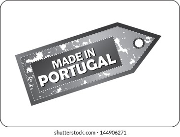 vector label made in Portugal