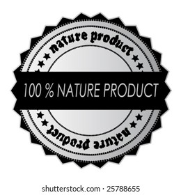 vector label - nature product