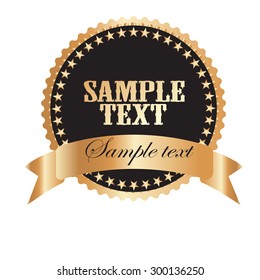 vector label quality badge