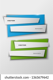 Vector Label Ribbon Banner - Vector