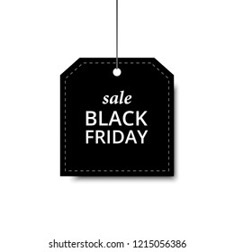Vector label sale. Black Friday template. Banner sale.