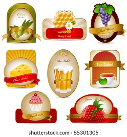 Vector label set