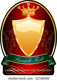 vector label for various products