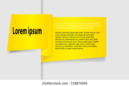 Vector labels for business design. EPS 10
