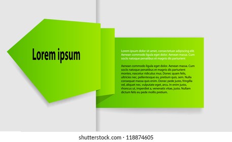 Vector labels for business design. EPS 10