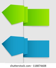 Vector labels for business design. EPS 10