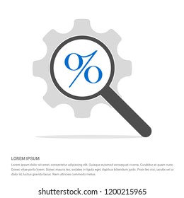 vector labels Percent price icon - Free vector icon
