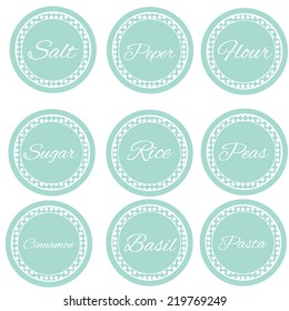 Vector labels for products