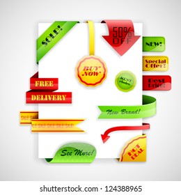 Vector labels set