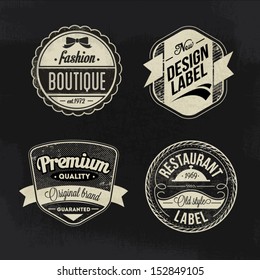 Vector labels set