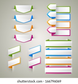Vector labels set 