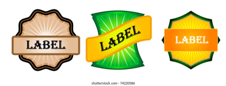 vector labels set
