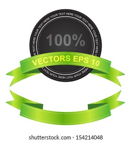vector labels tag green