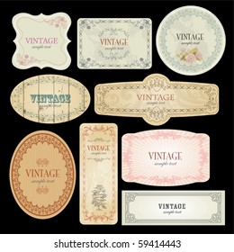 Vector Labels Template