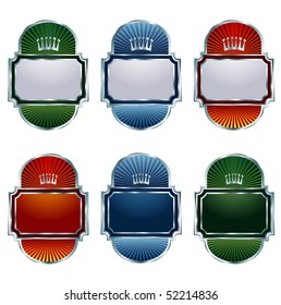 vector labels for various products like food, beverages, cosmetics etc.
