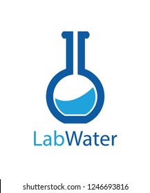 Vector LabWater Logo Design Template Icon