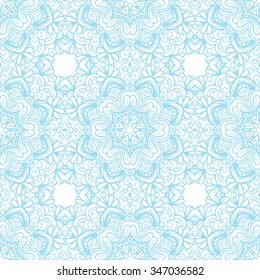 Vector lace abstract seamless pattern. Ethnic style background.