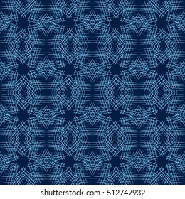 Vector lace abstract seamless pattern. Vintage style background.