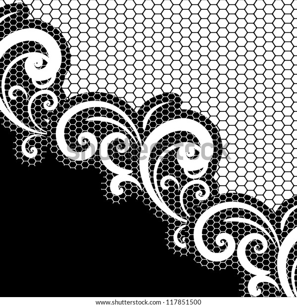 Vector Lace Background Stock Vector (Royalty Free) 117851500