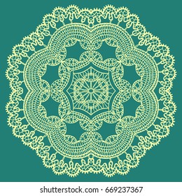 Vector lace design 