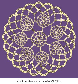 Vector lace design 
