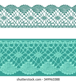 Vector lace design set