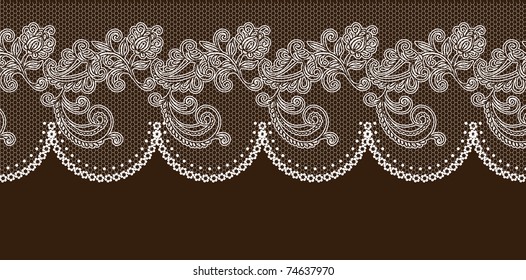 vector lace elements