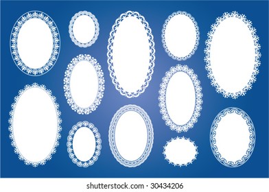 Vector lace frames