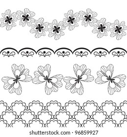 vector lace items