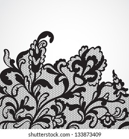 Vector lace ornament