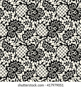 Vector Lace Seamless Pattern