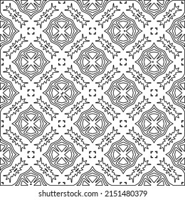 Textura de encaje vectorial, ornamento de línea rizada, patrón blanco y negro.