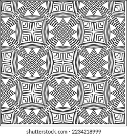 Textura de encaje vectorial, ornamento de línea rizada, patrón blanco y negro.