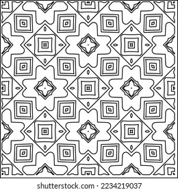 Textura de encaje vectorial, ornamento de línea rizada, patrón blanco y negro.