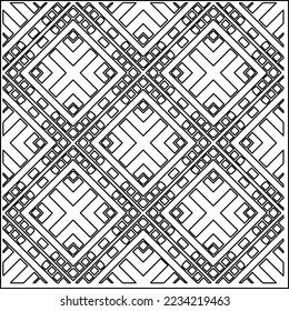Textura de encaje vectorial, ornamento de línea rizada, patrón blanco y negro.