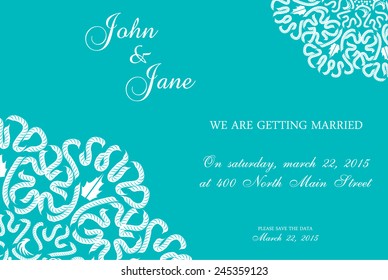 Vector  lace vintage horizontal