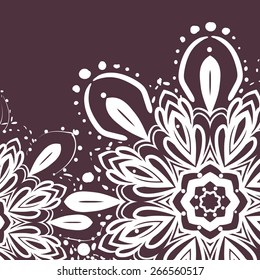 Vector Lace Wedding Invitation. Vector Lace Invite. Wedding Invitation Vector. Beautiful greeting card 