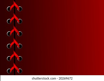 Vector laced album with copy-space
