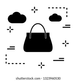 Vector Lady Bag Icon
