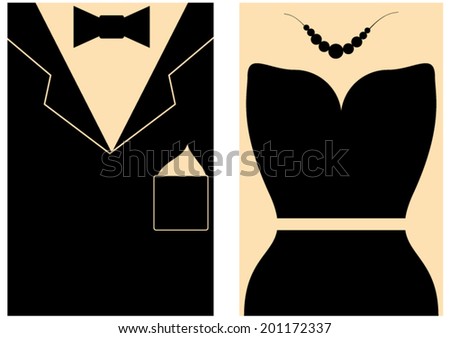 Vector Lady and Gentleman signs (for WC use for example) in retro style