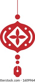 vector lamp of chinese new year 
